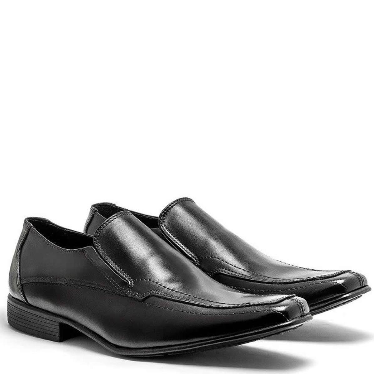 Sapato Casual em Couro D\u0026R Shoes Masculino - Preto | Zattini